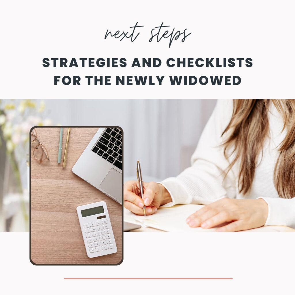 widow checklist action steps